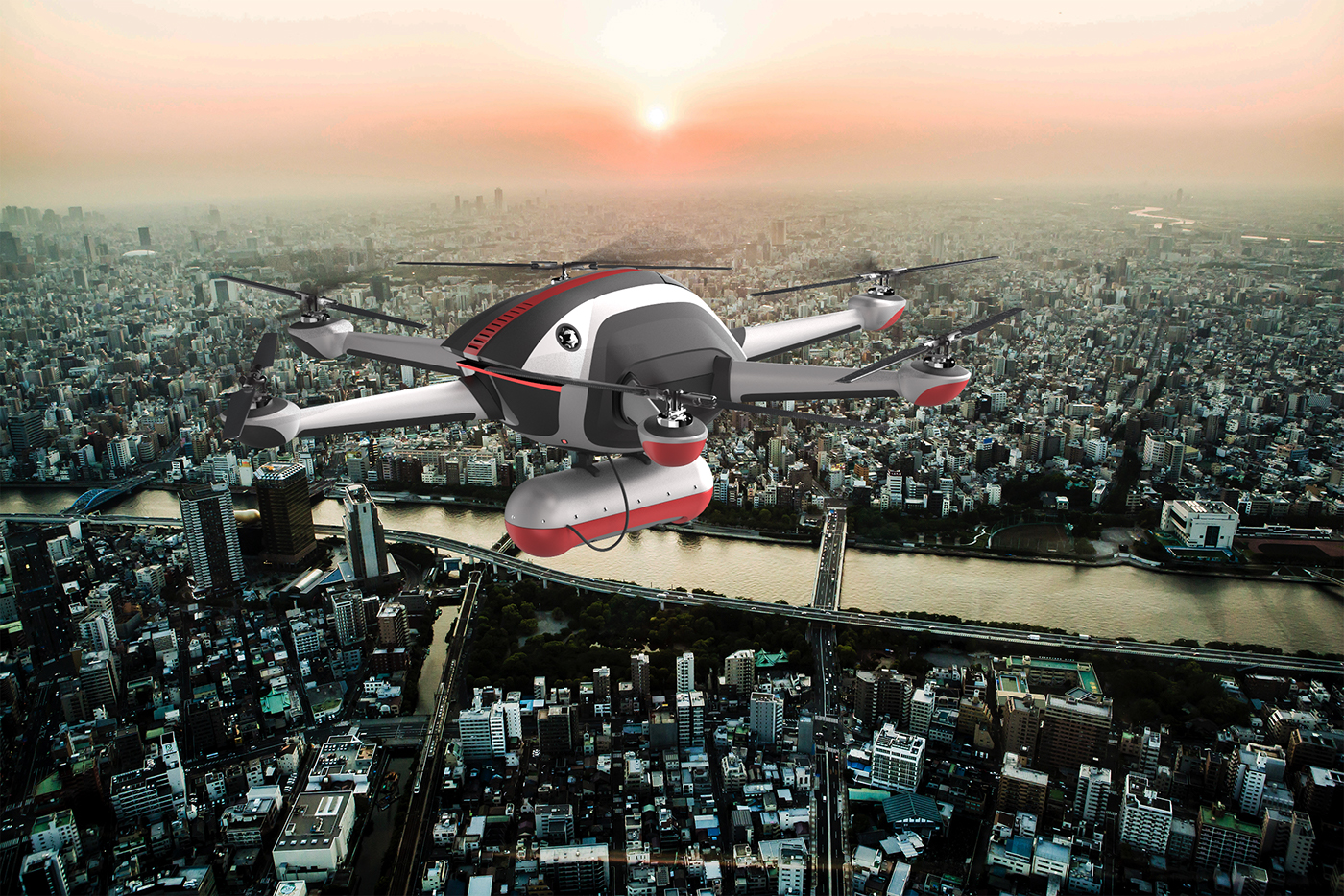 Delivery，Load，Jet power，UAV，transport plane，geoscout，General image，industrial design，