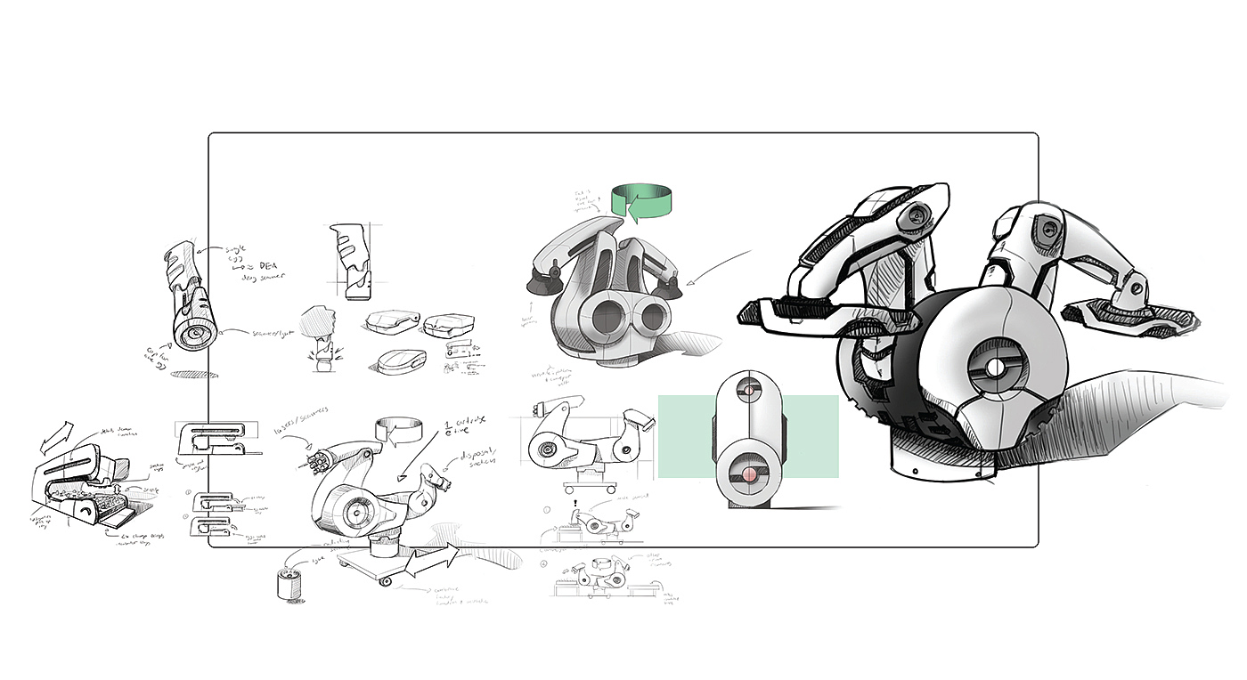 designer，roost，Egg scanner，Fertilized egg，Test gender，Laser spectrum，robot，industrial design，