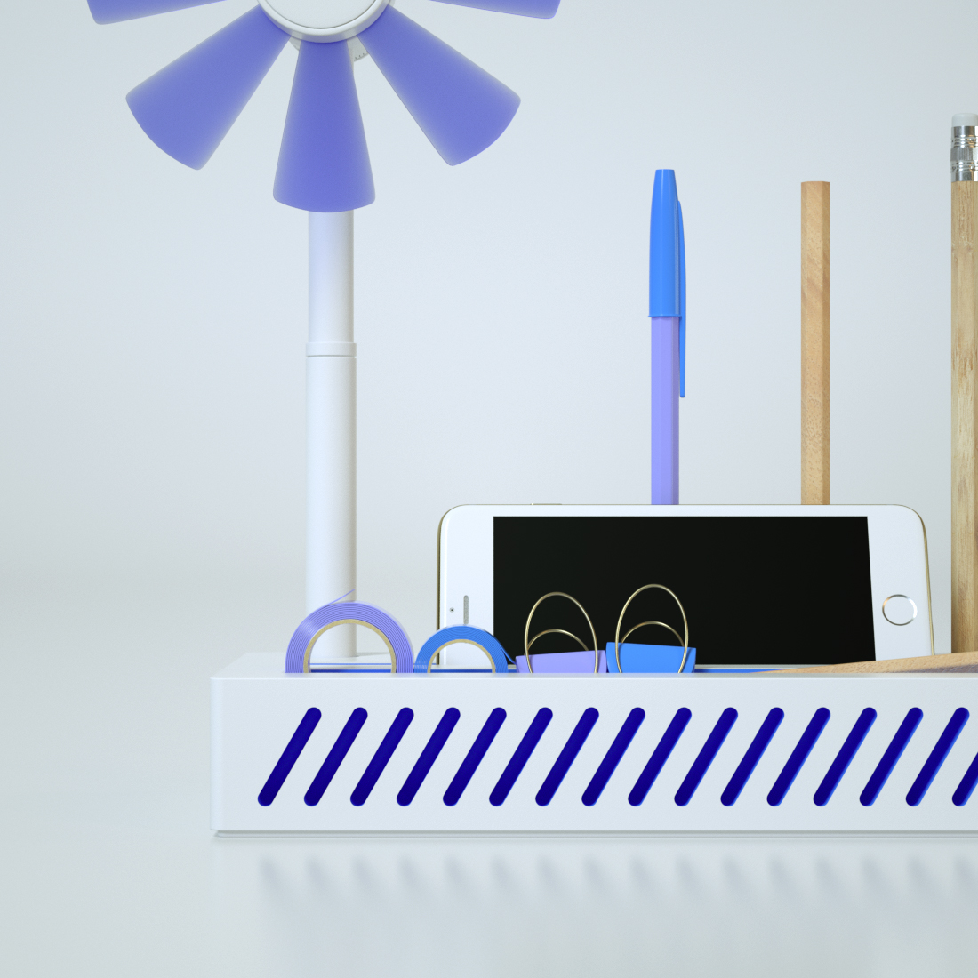 Receive，Simplicity，Minimalist，white，literature，Stationery，desktop，Fan，Korea and Japan，