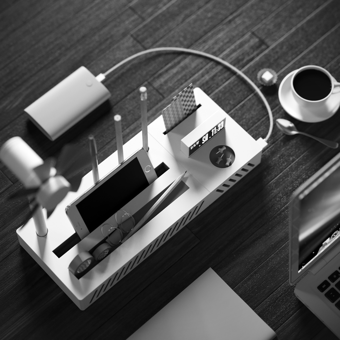 Receive，Simplicity，Minimalist，white，literature，Stationery，desktop，Fan，Korea and Japan，