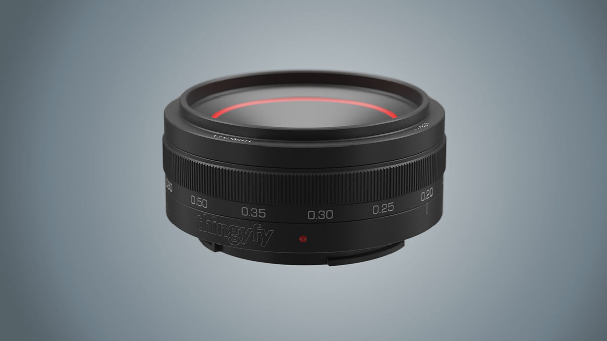 SLR camera，Professional level，Pinhole lens，Design rendering，industrial design，