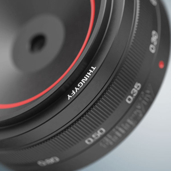 SLR camera，Professional level，Pinhole lens，Design rendering，industrial design，