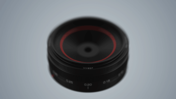 SLR camera，Professional level，Pinhole lens，Design rendering，industrial design，