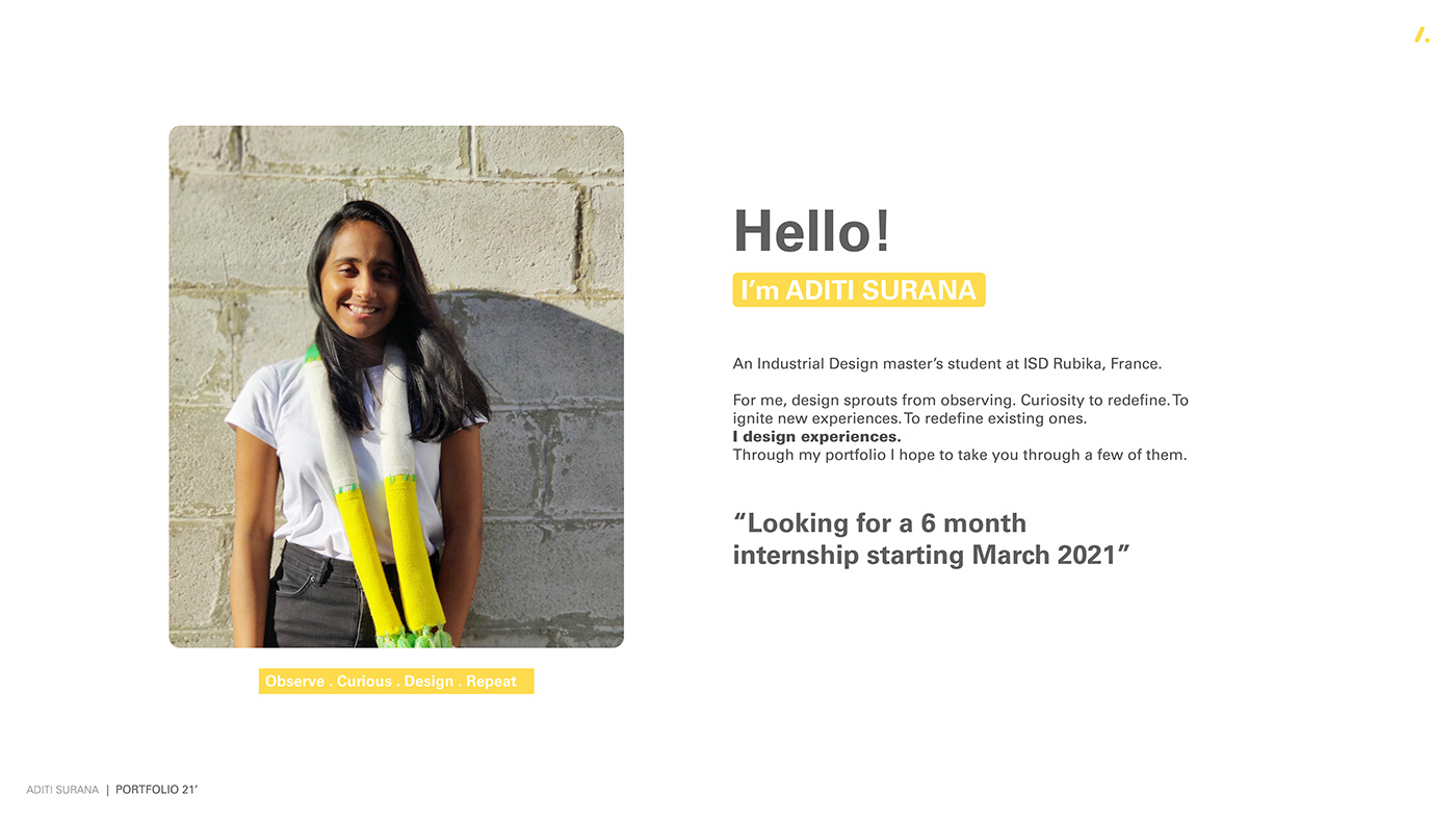 internship，industrial design，master，ISD，sample reels，Reprint，