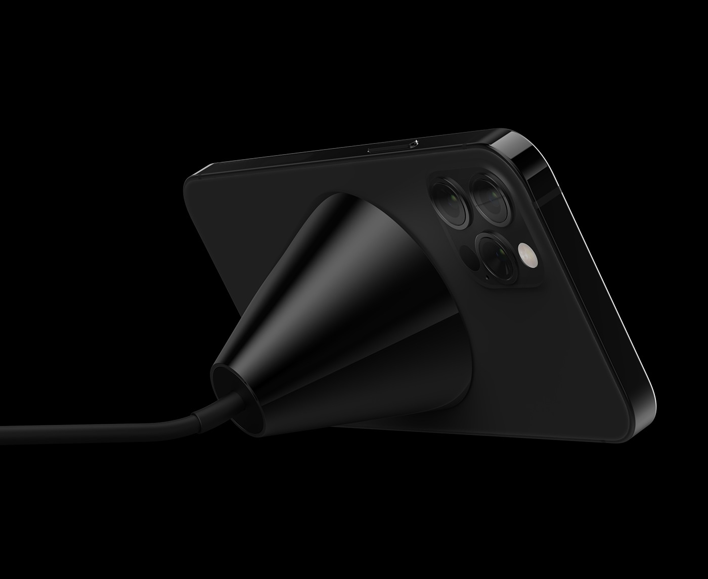 Mobile phone bracket，iPhone 12 Pro，MagSafe Stand，Fast charging，