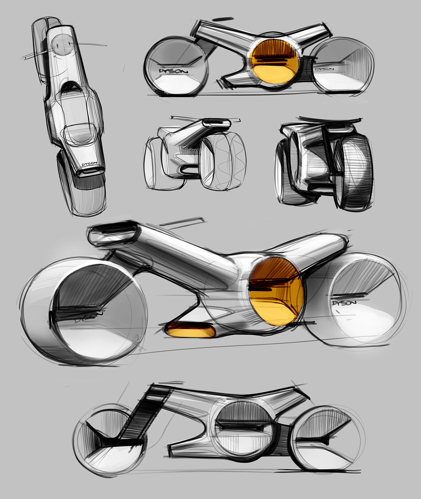 motorcycle，Sketch competition，motorcycle，Hand drawn，