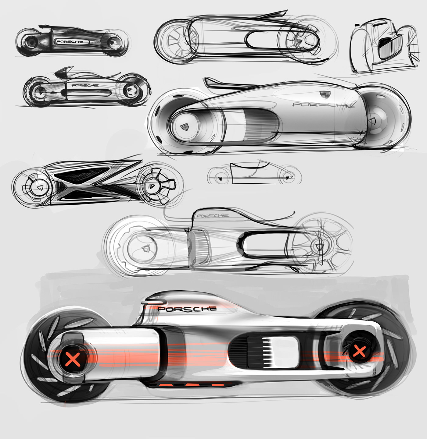 motorcycle，Sketch competition，motorcycle，Hand drawn，