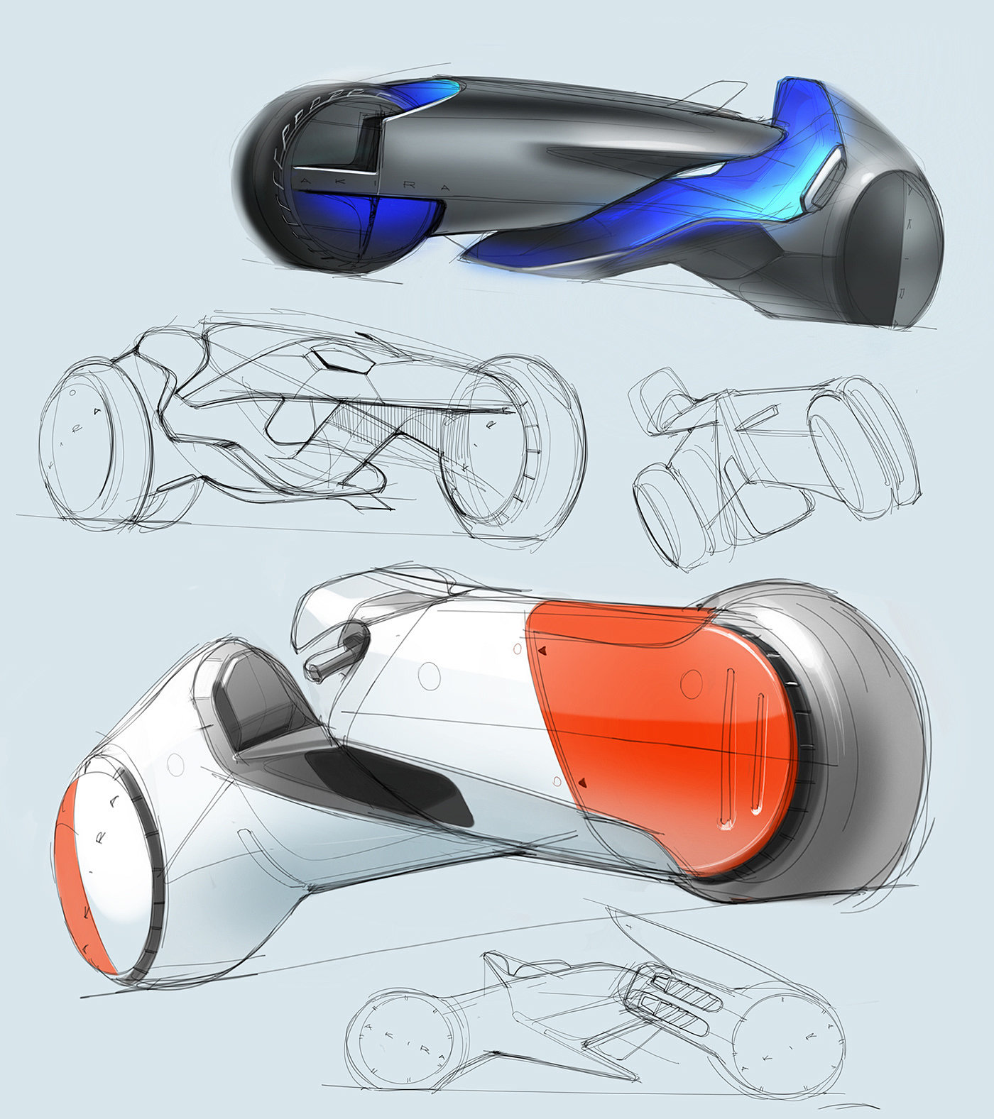 motorcycle，Sketch competition，motorcycle，Hand drawn，