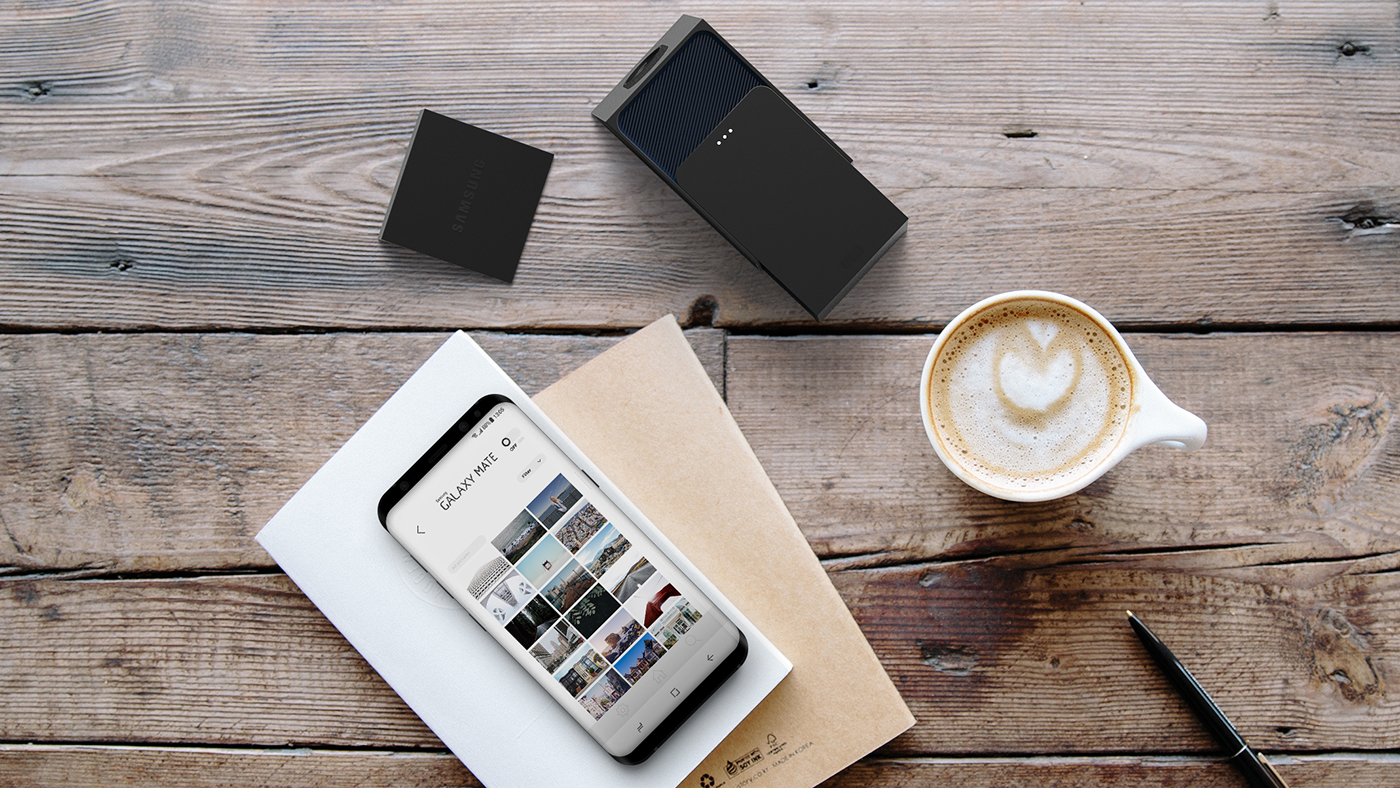 Samsung，galaxy，Mobile companion，Projector，loudspeaker box，slide，industrial design，Digital intelligence，