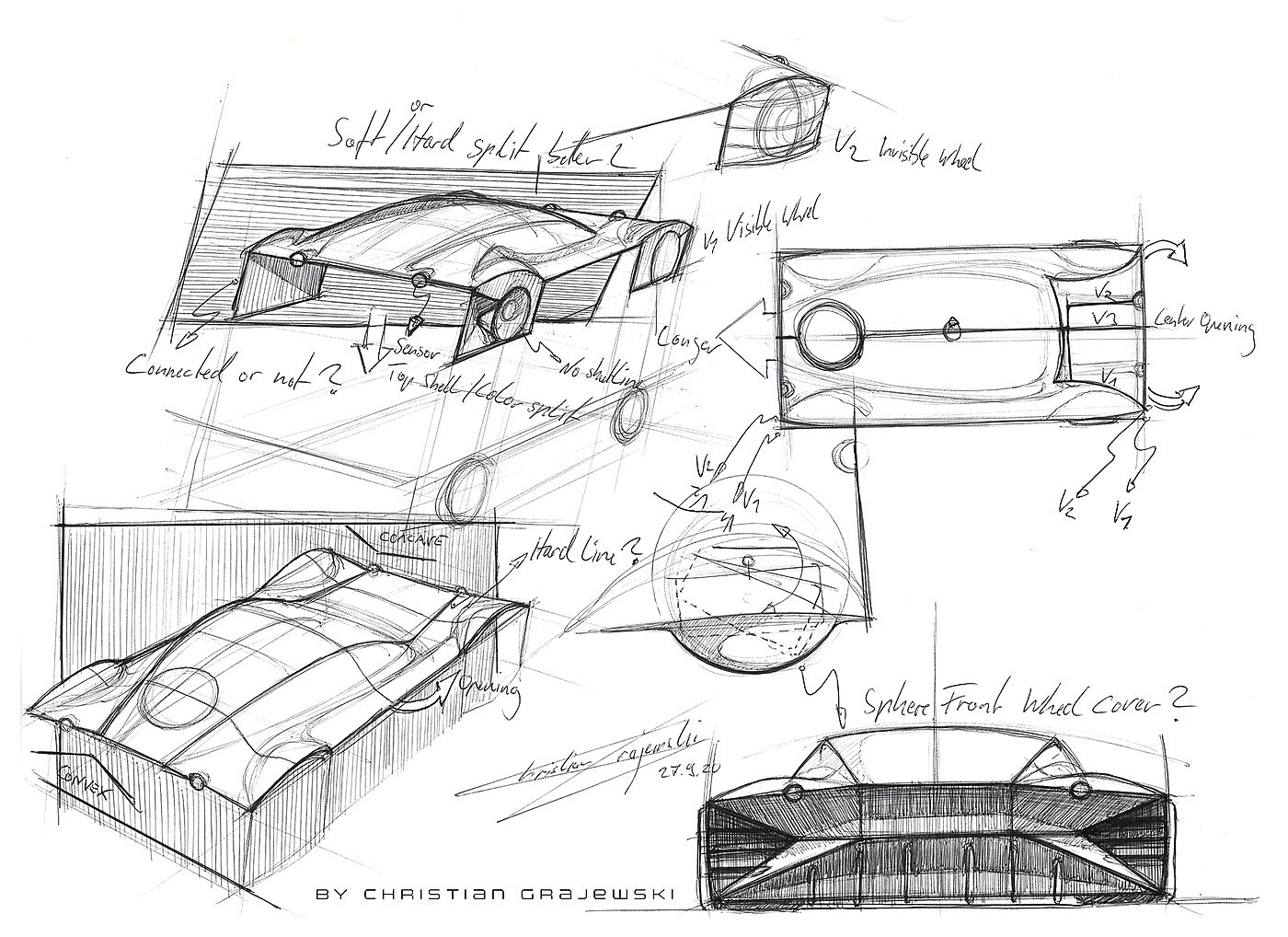 Loki，concept，automobile，Fusion 360，