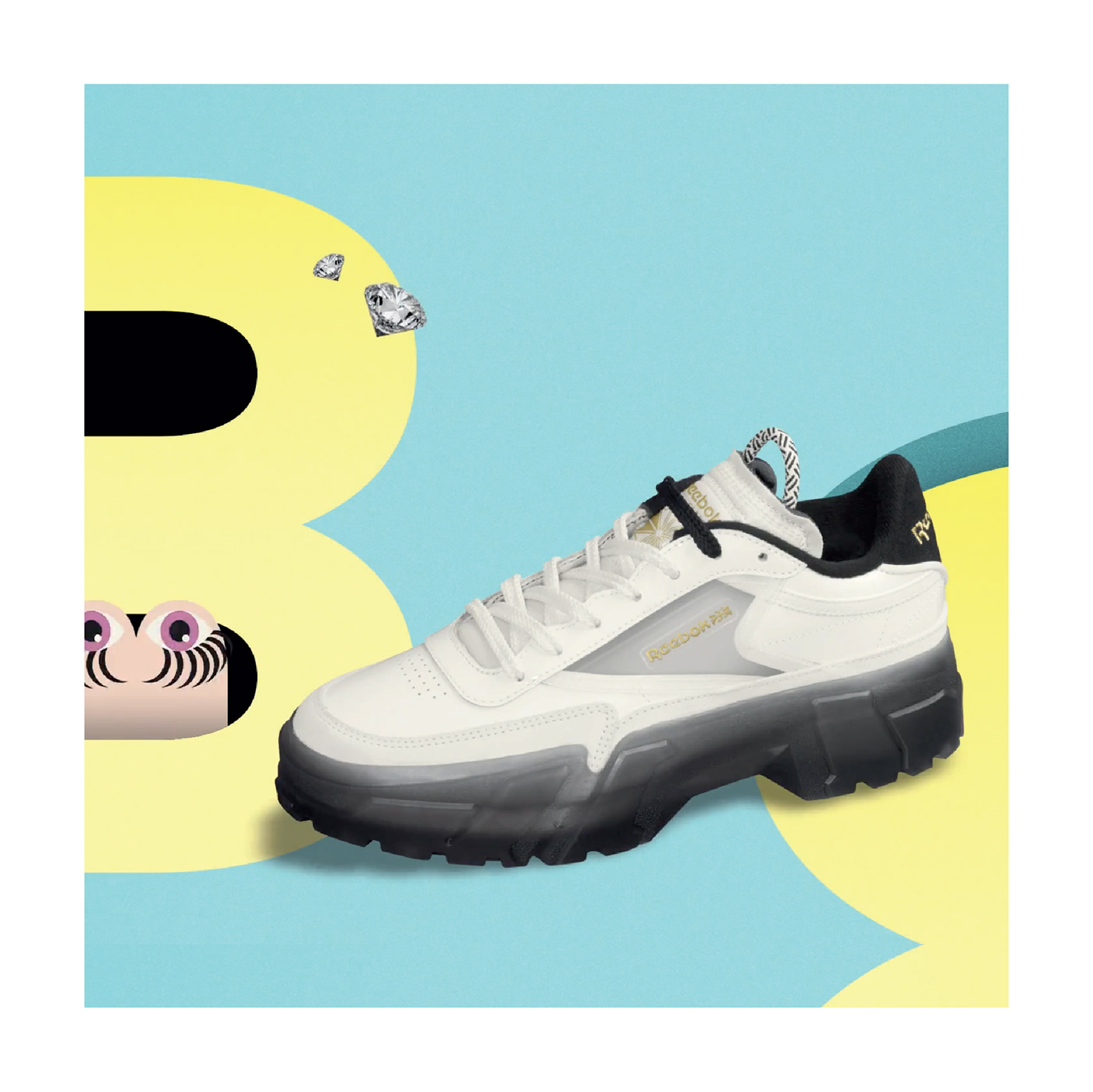 fashion，footwear，sneakers，Hand drawn，Cardi B Club C，