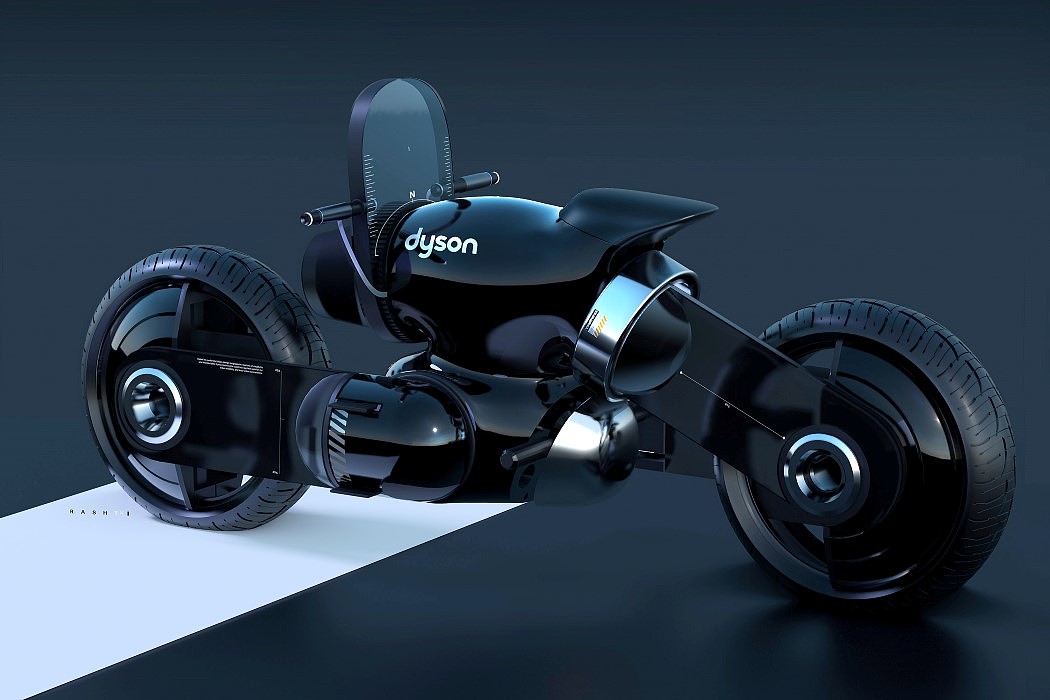 Dyson Bike，几何形状，戴森，概念，摩托车，