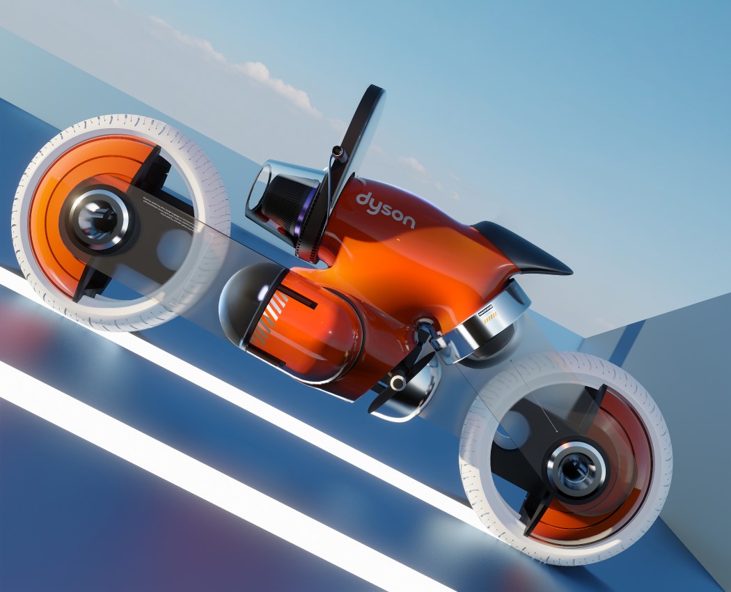 ，geometry，Dyson，concept，motorcycle，