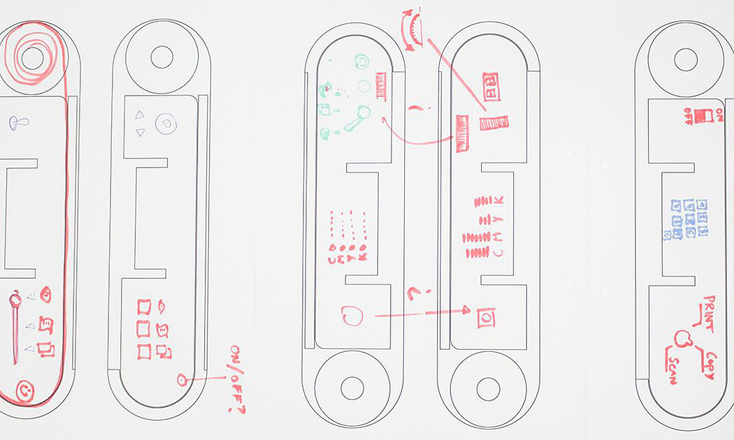 打印机，橙色，省空间，普象，办公用品，工业设计，