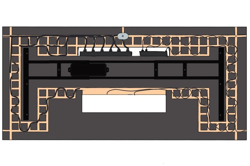 desk，wiring，Circuit，