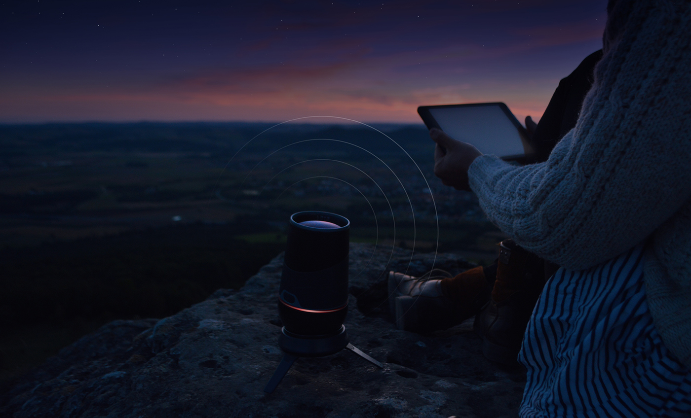 Explore the stars，beginner ，Intelligent astronomical telescope，General image，industrial design，