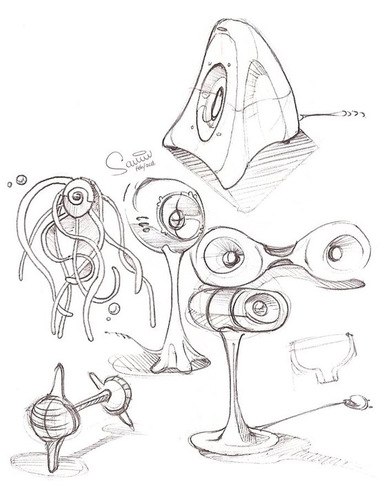 Product performance，Hand drawn，design sketch，