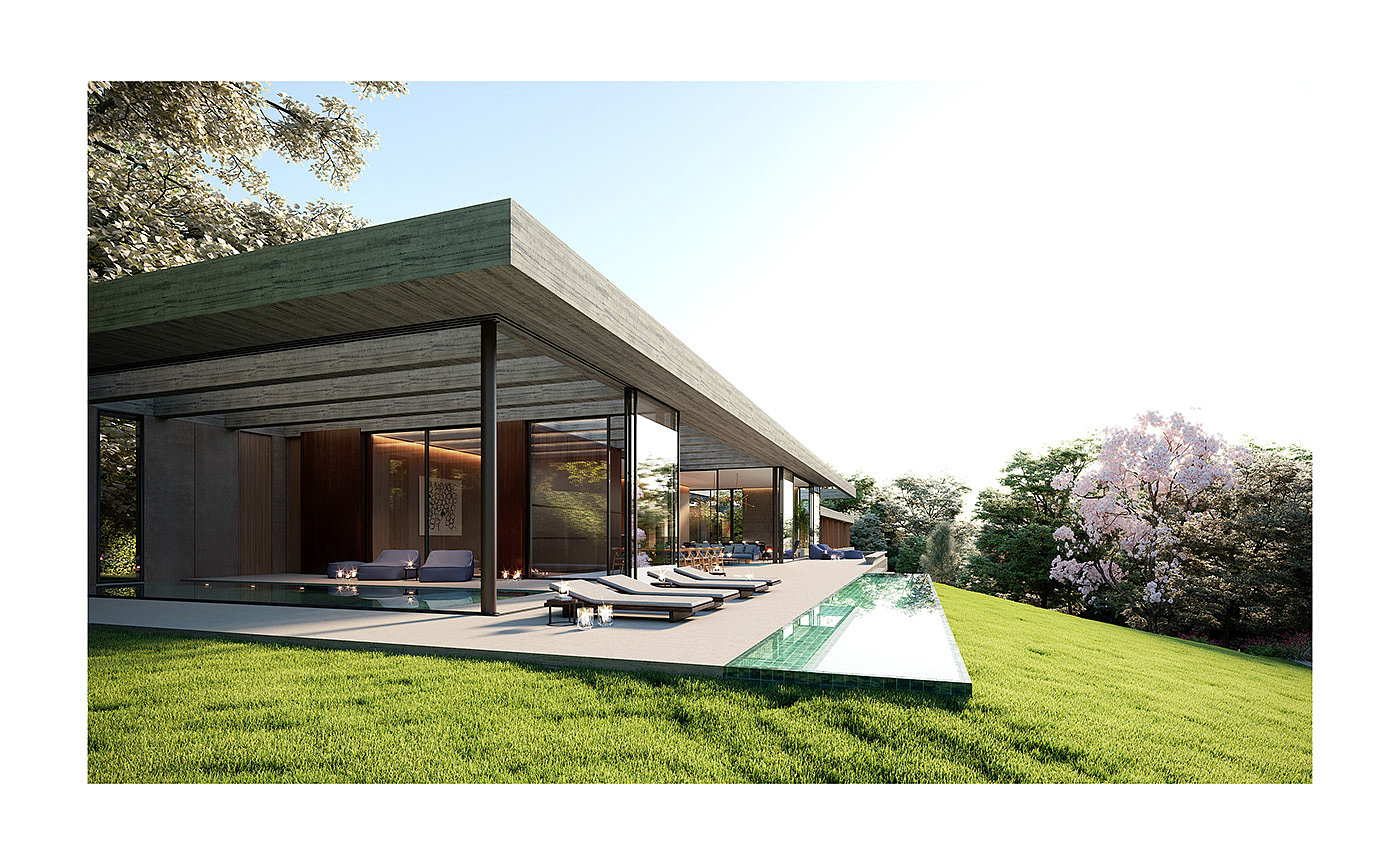 Architecture，villa，private，