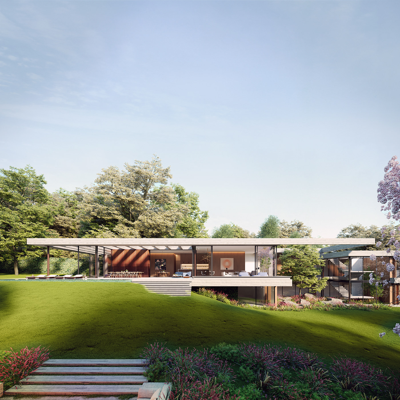 Architecture，villa，private，