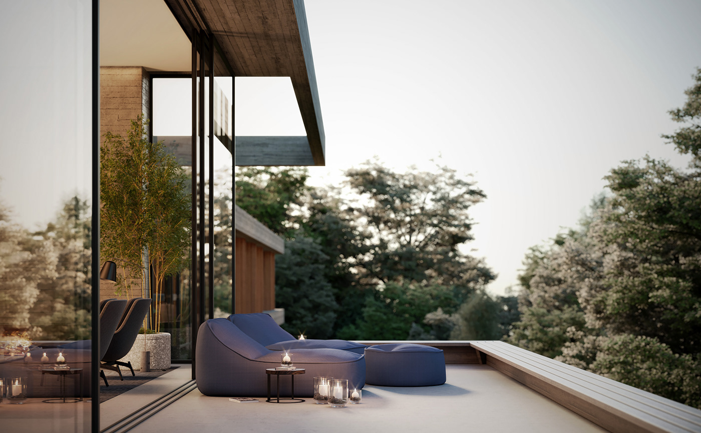 Architecture，villa，private，