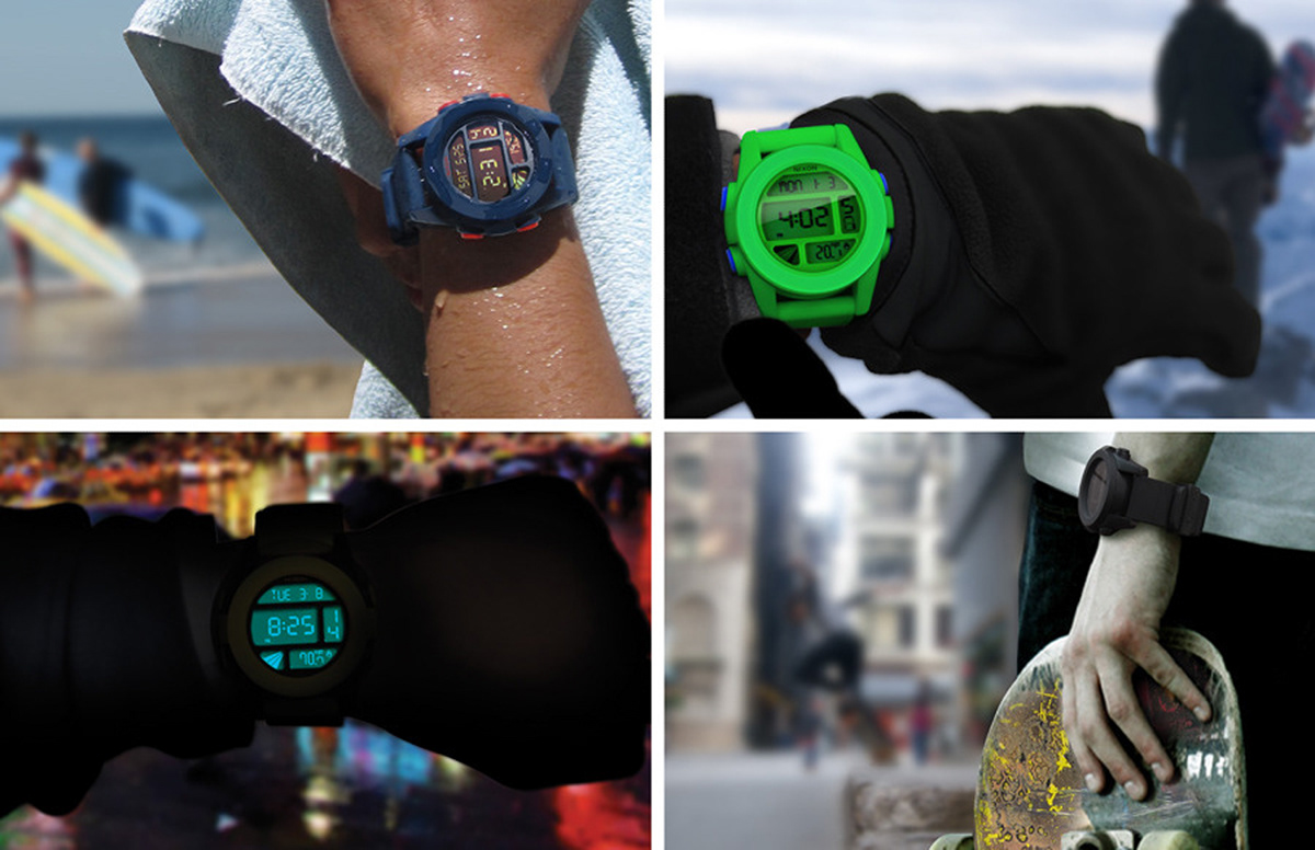 Wrist watch，outdoors，Skate，motion，