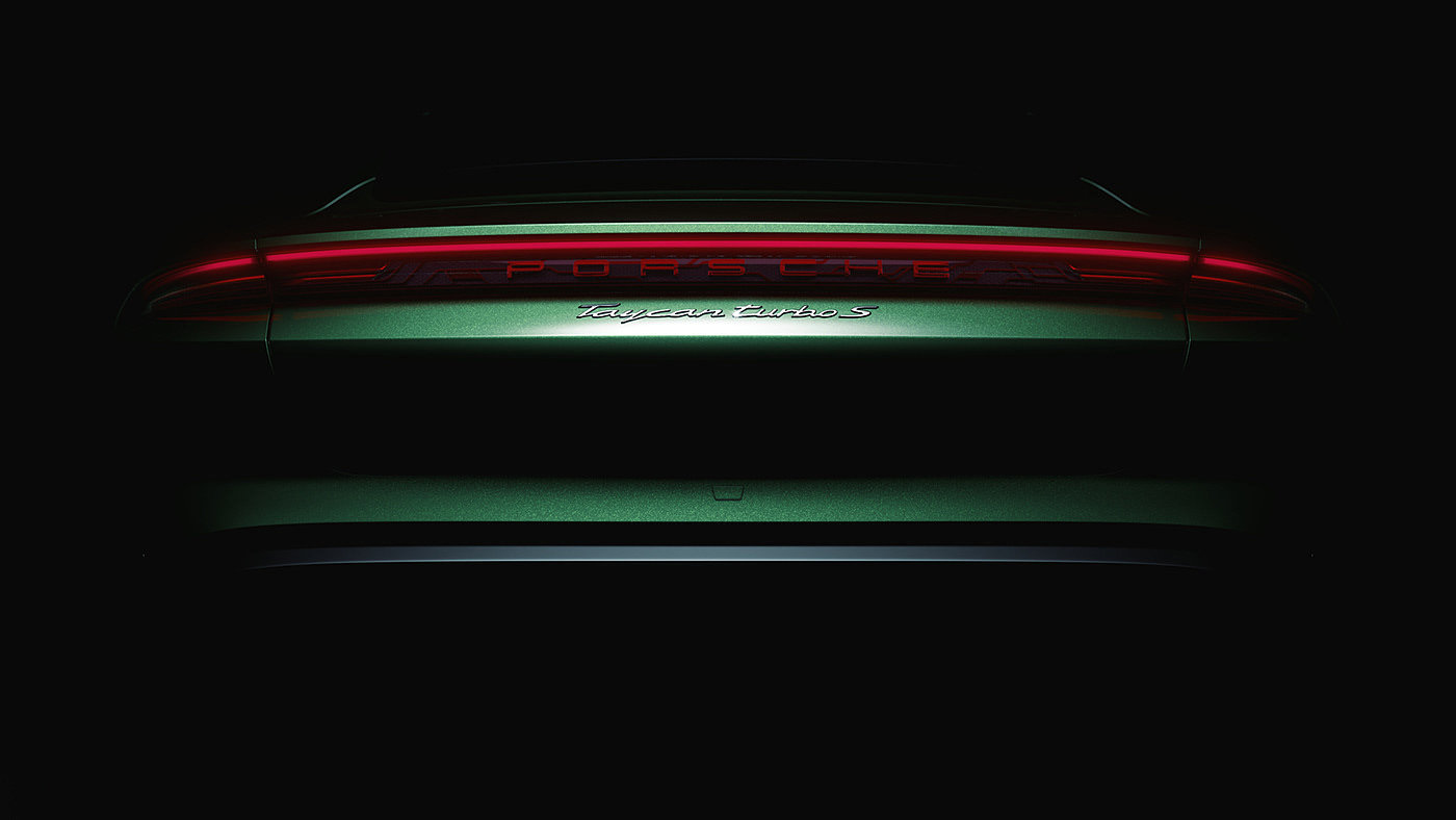 Porsche，Painting，lighting，