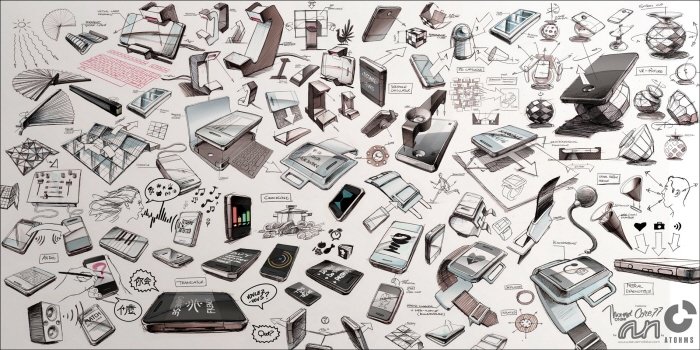 Product performance，Hand drawn，design sketch，