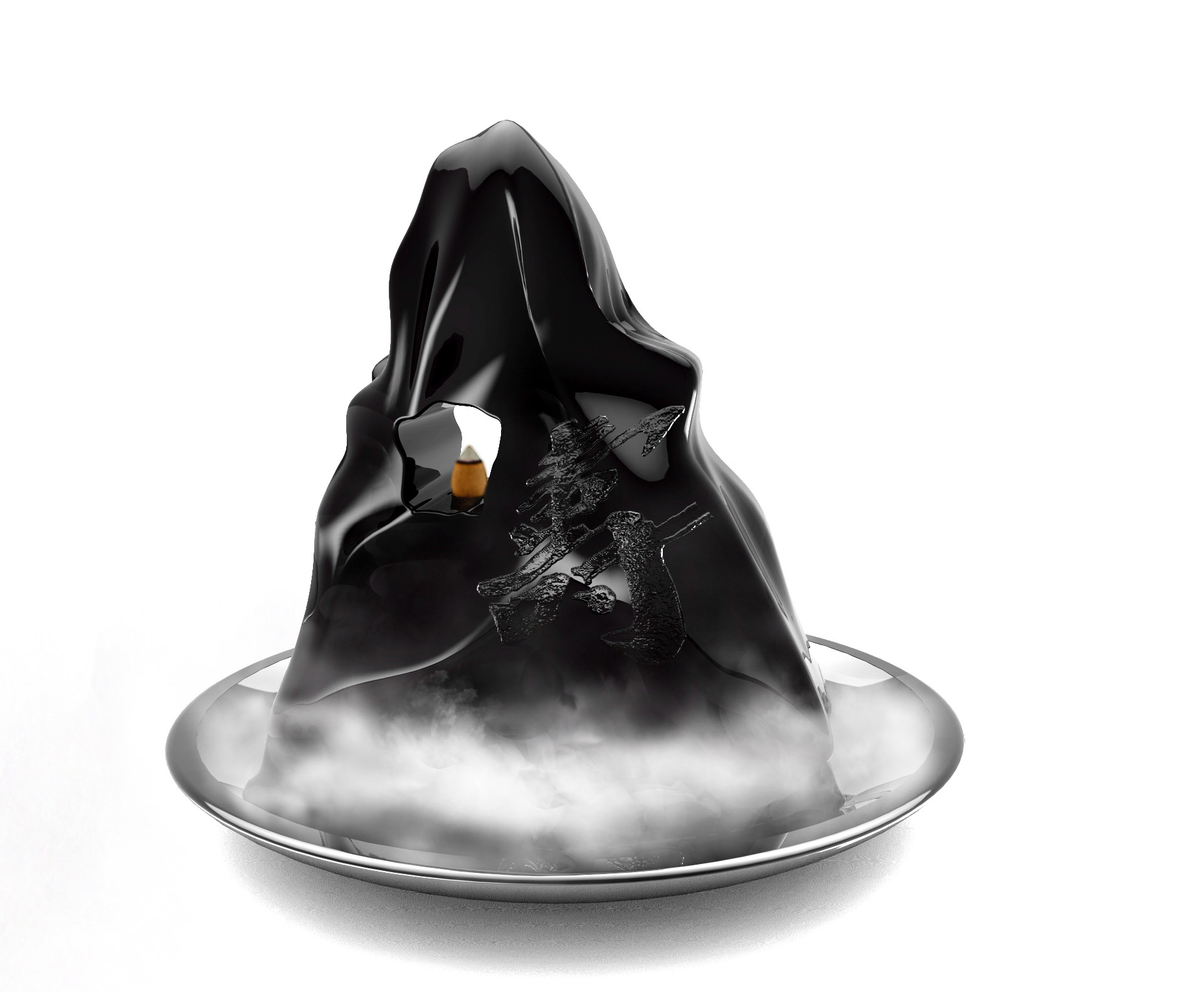 Incense burner，Back flow cigarette fog，