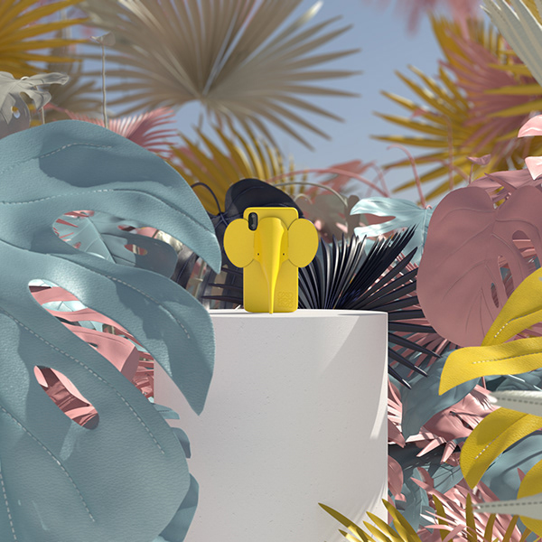 Mobile phone shell，elephant，pocket，