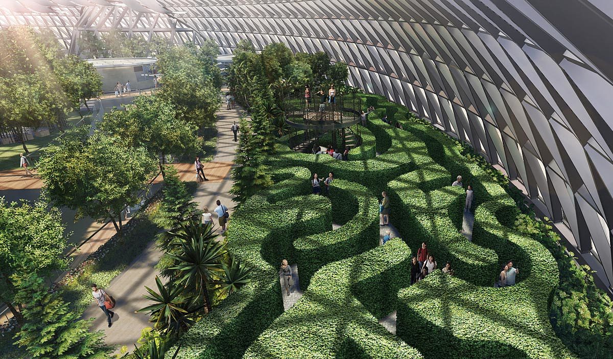 airport，Singapore，Architecture，RIZ-ZOAWD，