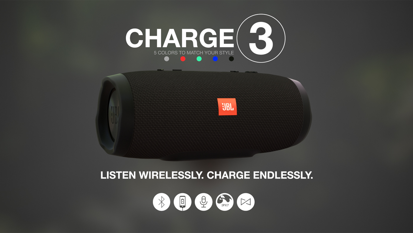 JBL brand，outdoors，waterproof，Portable，loudspeaker box，industrial design，portable source，