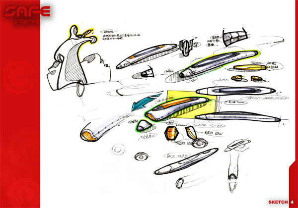 Product performance，Hand drawn，design sketch，