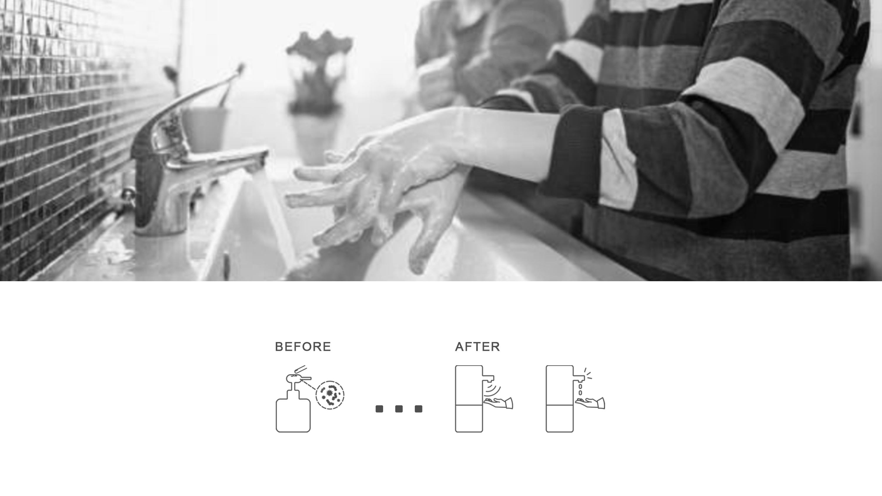 product design，industrial design，sample reels，Keyshot rendering，Automatic hand sanitizer，