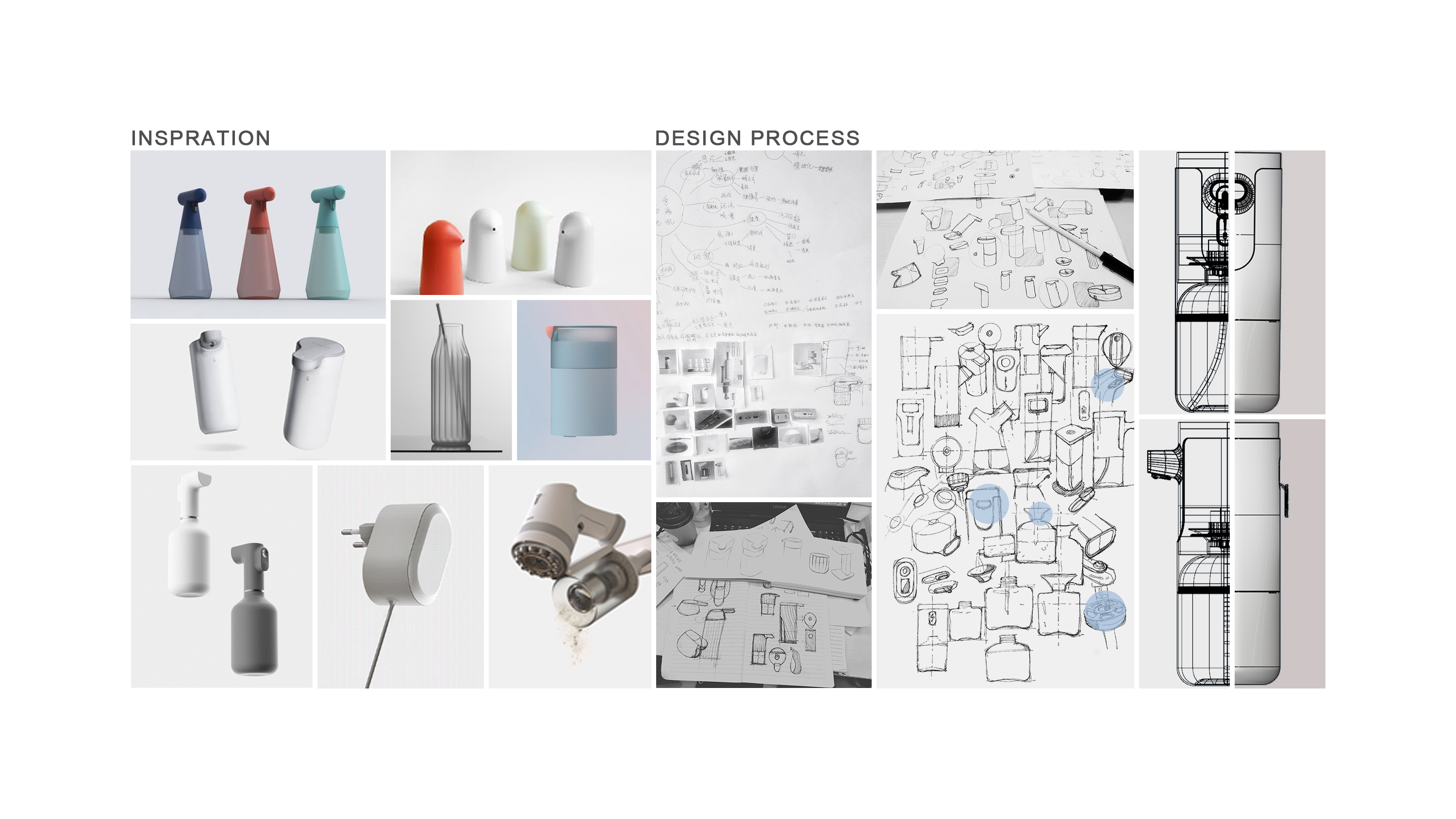 product design，industrial design，sample reels，Keyshot rendering，Automatic hand sanitizer，