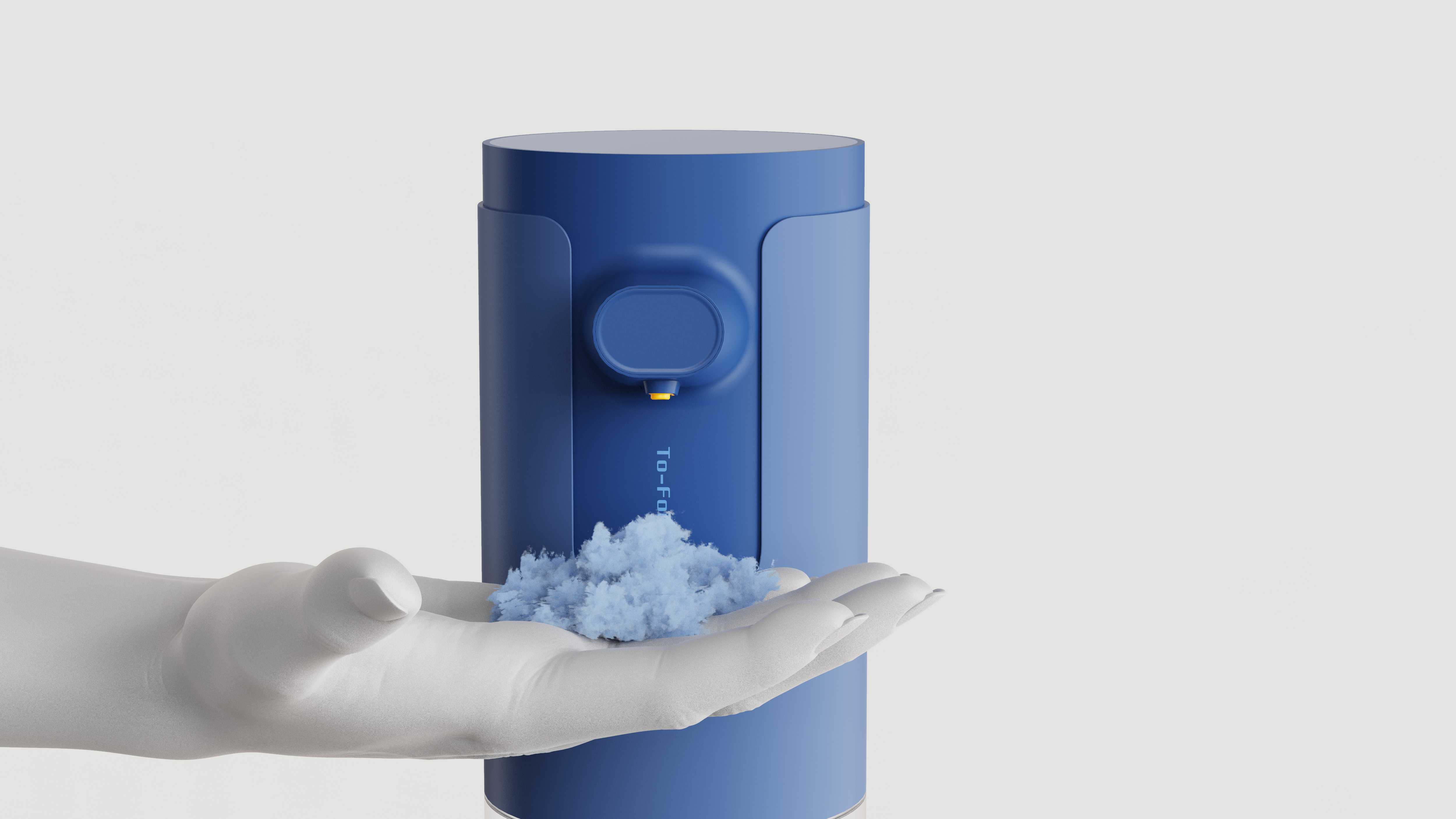 product design，industrial design，sample reels，Keyshot rendering，Automatic hand sanitizer，