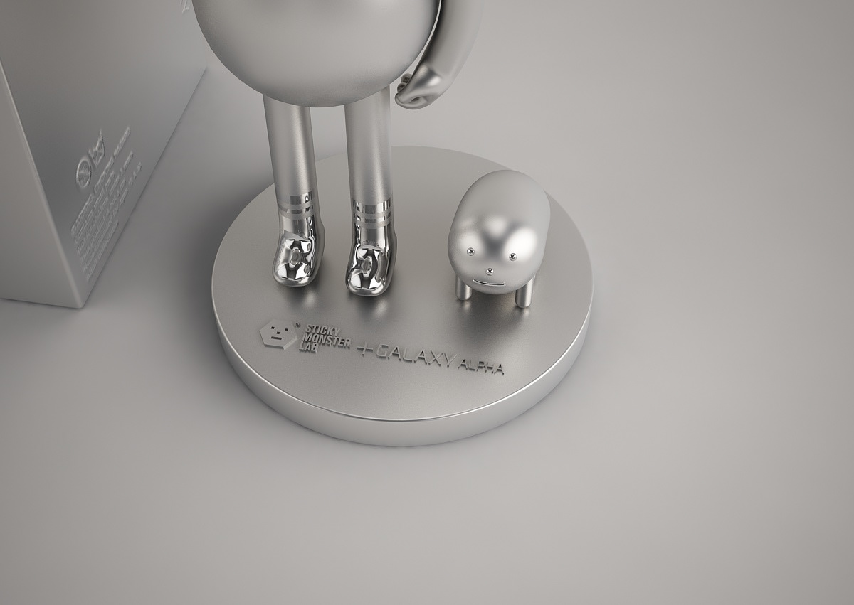GALLAXY ALPHA，STICKY MONSTER，laboratory，character，Model，