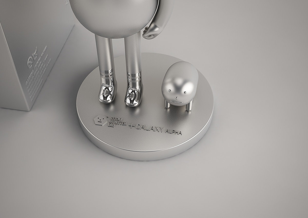 GALLAXY ALPHA，STICKY MONSTER，laboratory，character，Model，