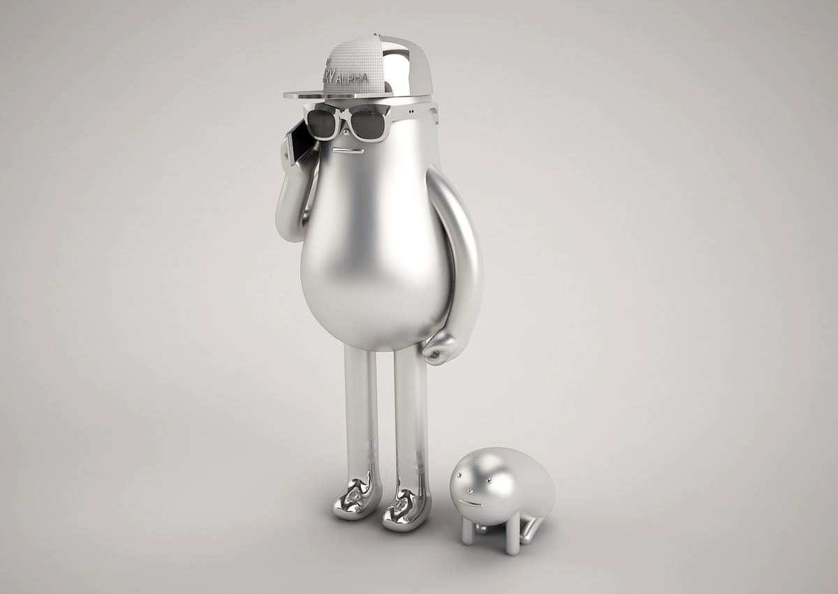 GALLAXY ALPHA，STICKY MONSTER，laboratory，character，Model，