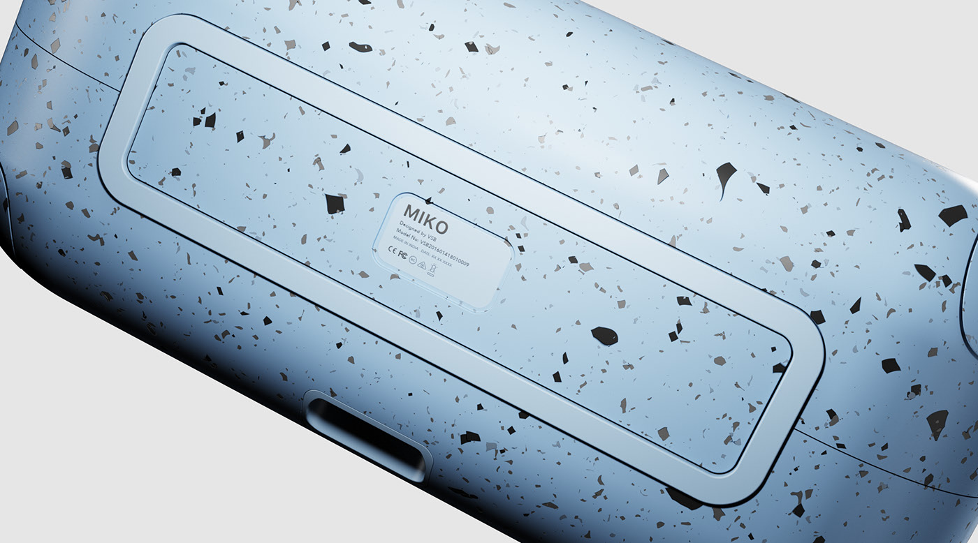 Miko，portable，Cardioid microphone，Recycled plastics，speaker，