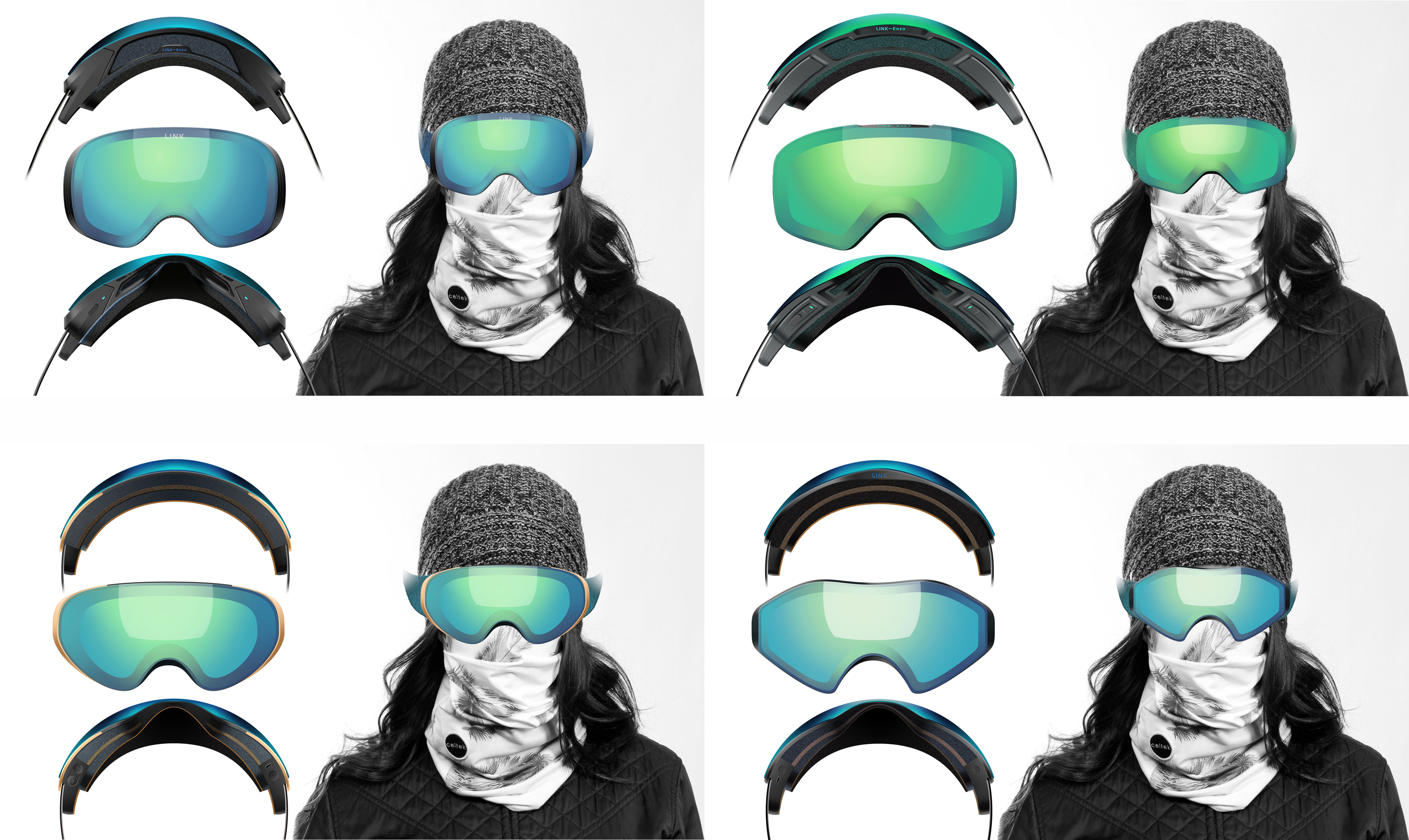 Snow mirror，glasses，outdoors，skiing，Cool，intelligence，fashion，Simplicity，