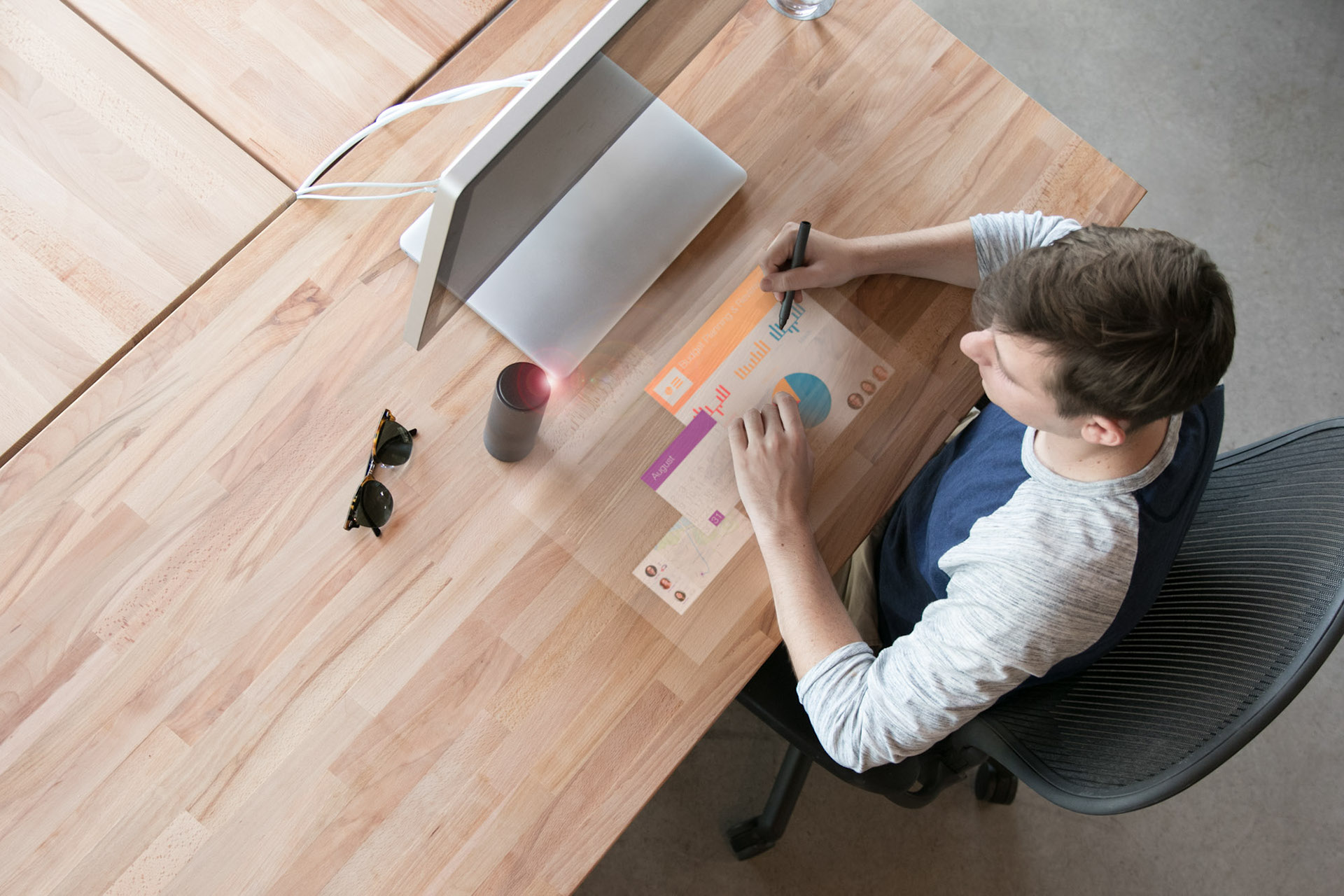 peek，Portable，Office projector，360 video photography，3D scanner，industrial design，