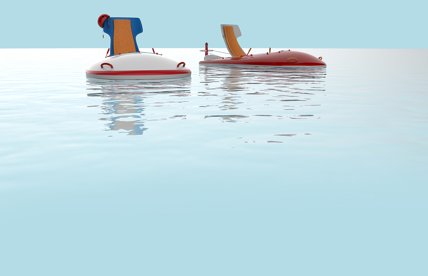 paddleboat，family，on vacation，General image，industrial design，