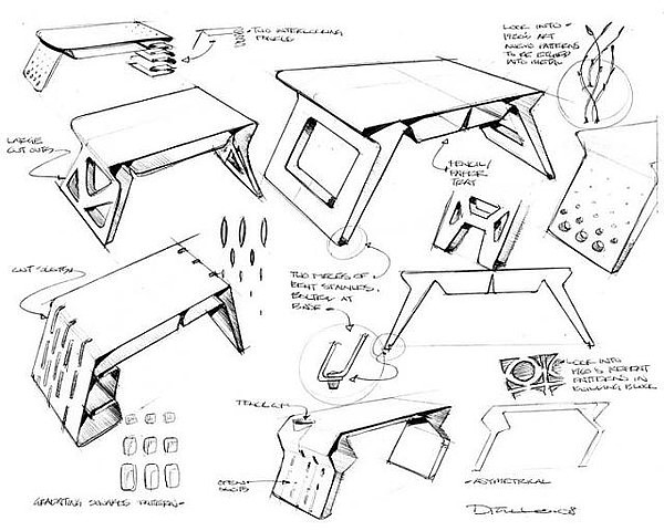 Hand drawn，product design，