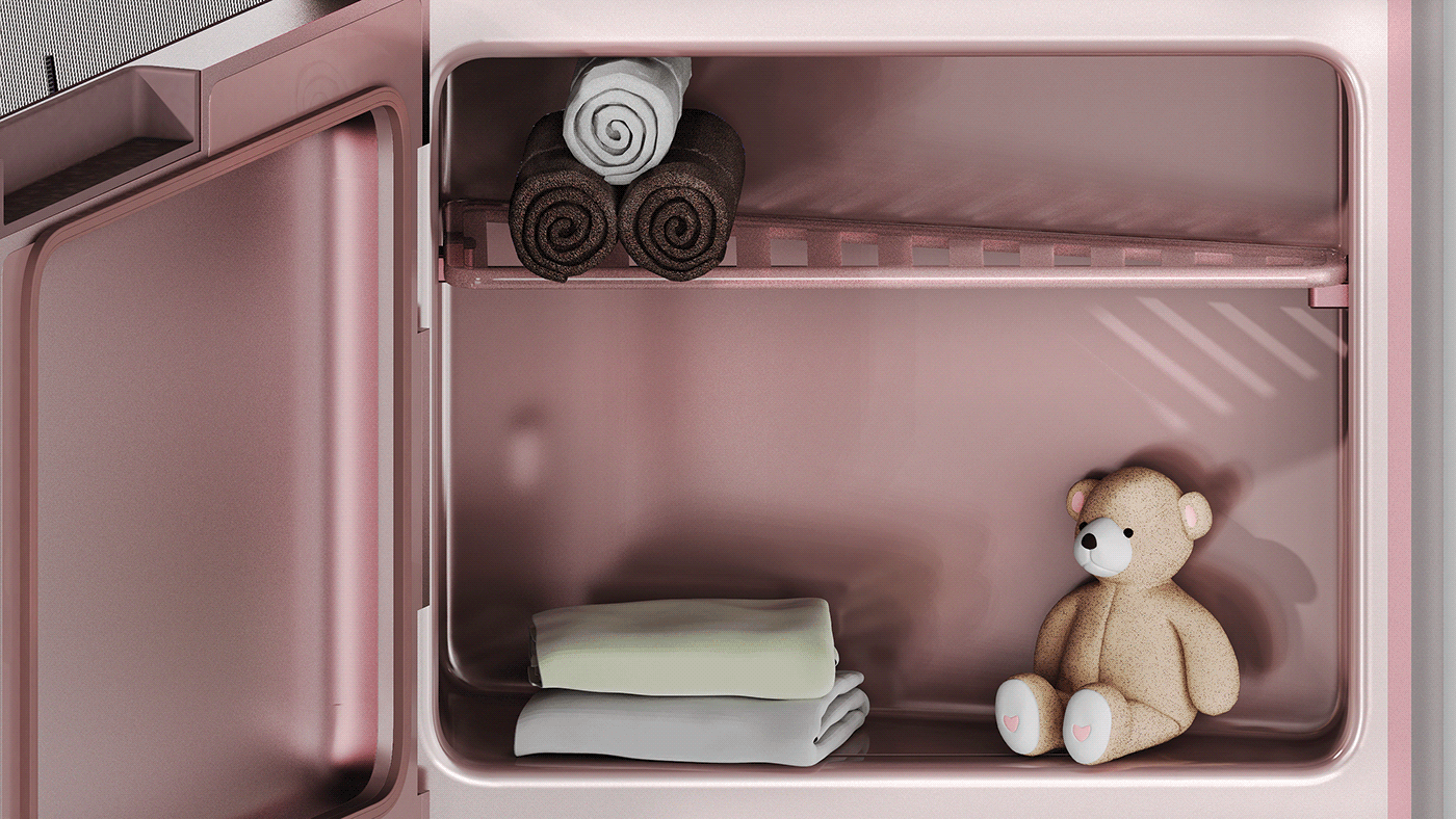 Refrigerator，children，height，