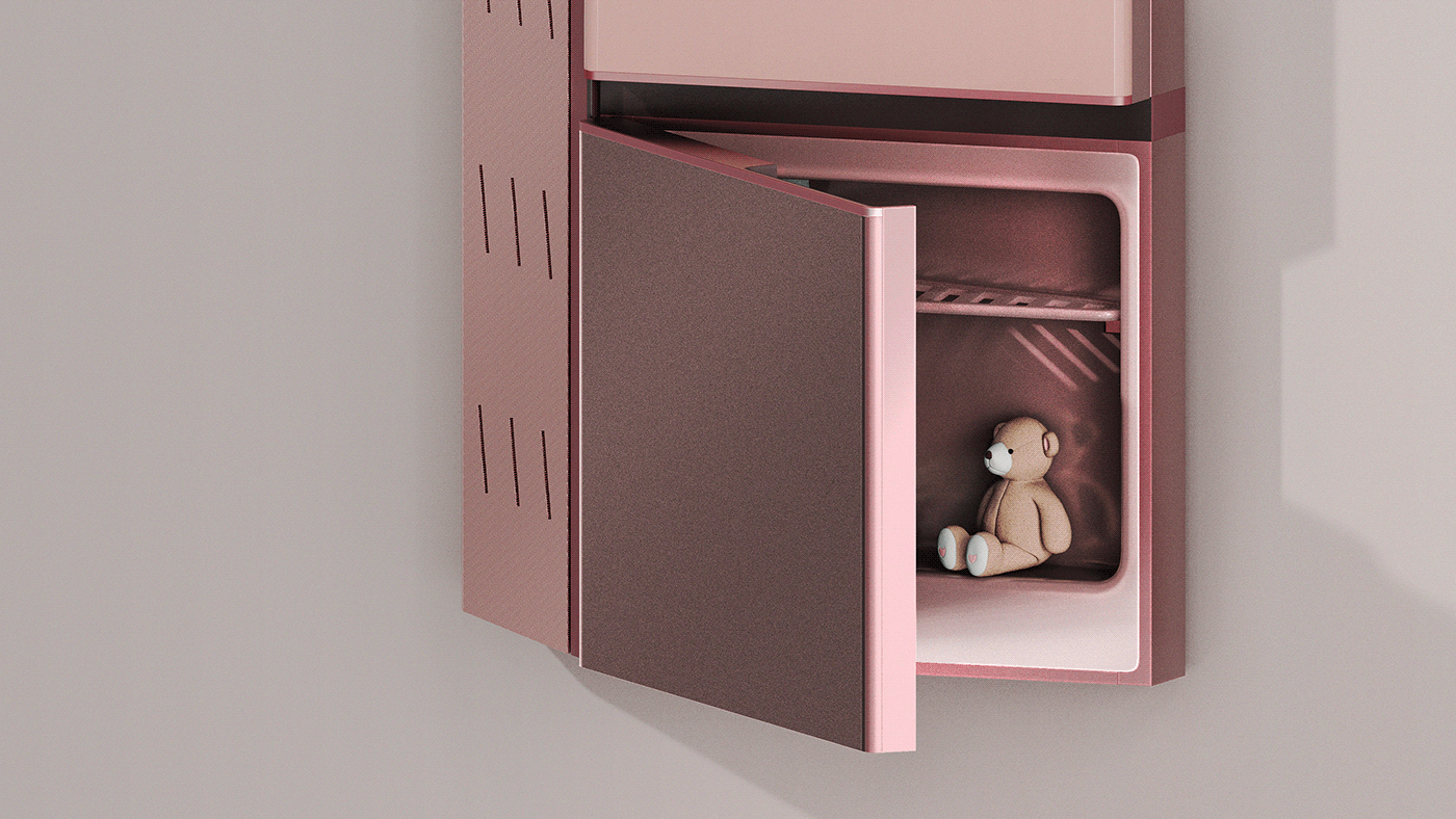 Refrigerator，children，height，