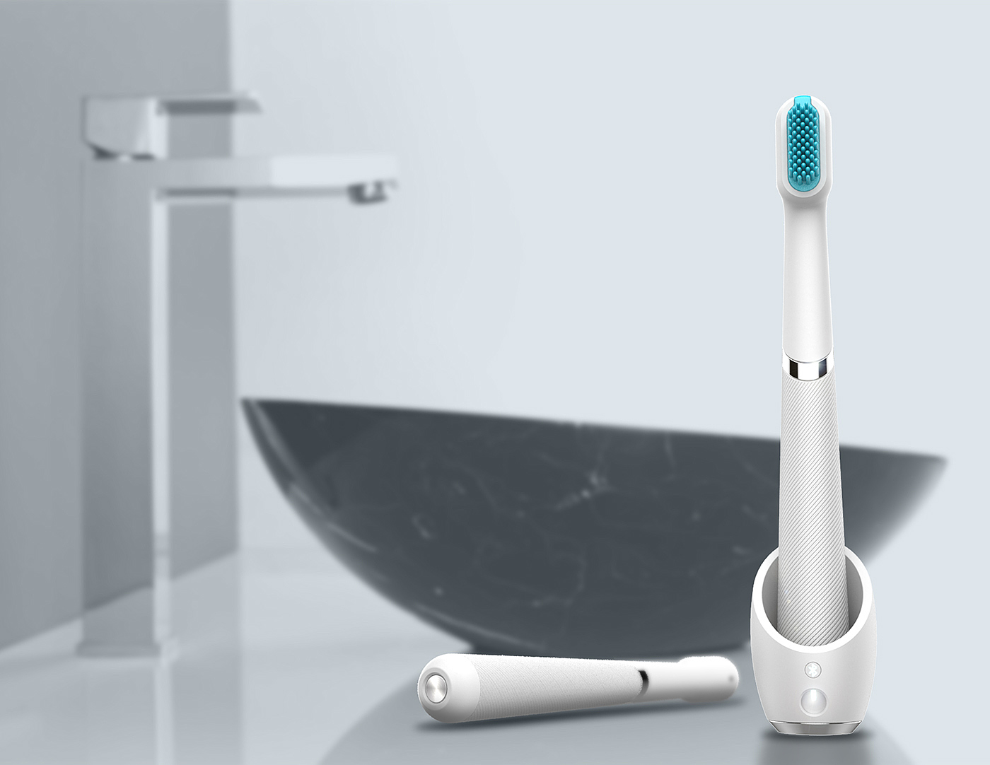 aqua，Medical Aesthetics，toothbrush，Sculpture，Sanitary products ，General image，industrial design，