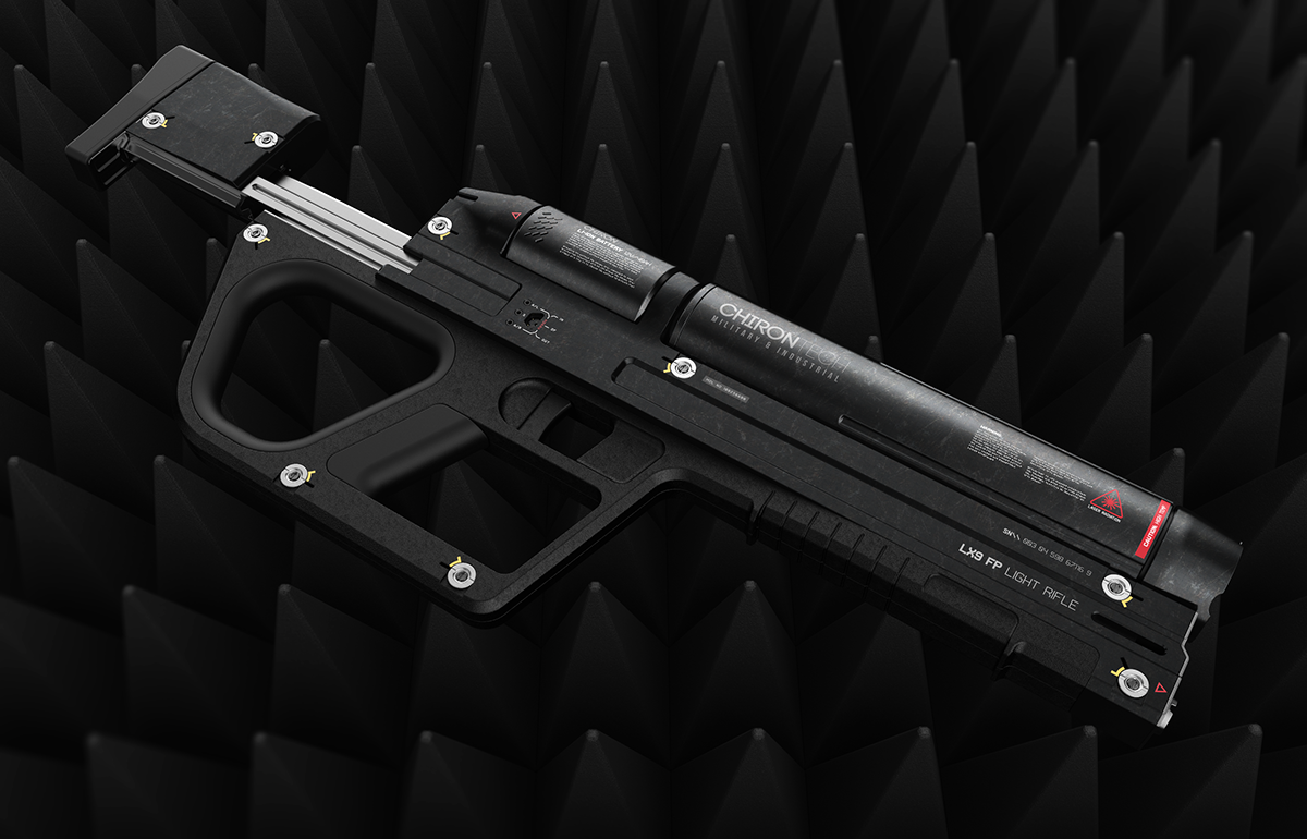 次世代 射线枪 能量枪 激光枪 科幻枪模型-枪械模型模型库-OBJ(.obj/.mtl)模型下载-cg模型网