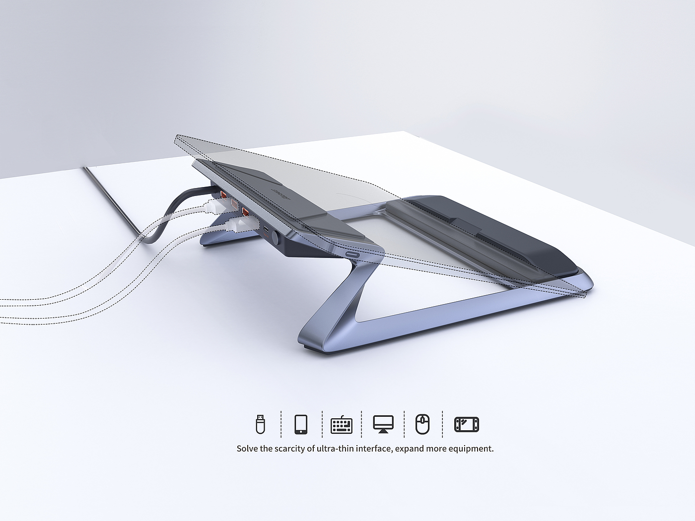 Notebook bracket，