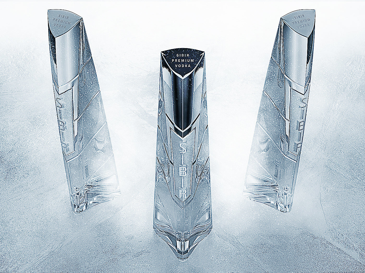 VodkaSibir，The wine bottle，packing design，Brand design，