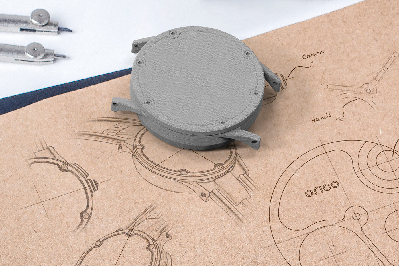 Wrist watch，Mechanical watch，orico，